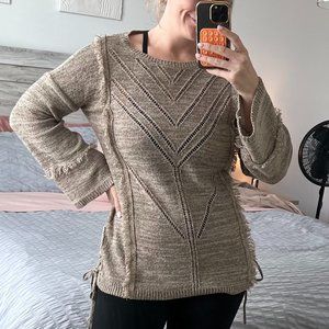 Cozy/comfy beautiful knit sweater!